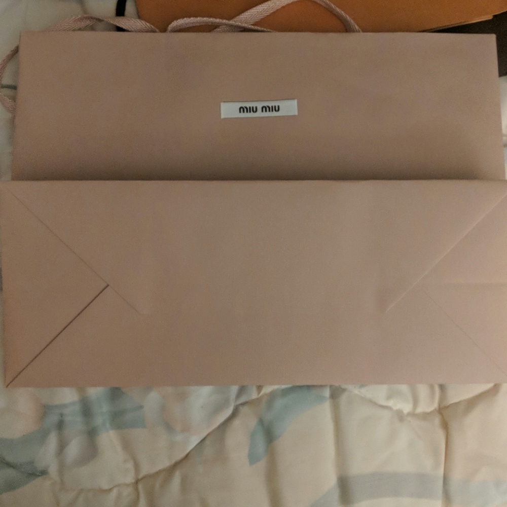 Miu miu shopping bag
